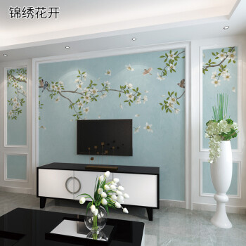 身を量って中国式テレビの背景の壁の壁の壁纸を手纸にして简単に近代的に壁画の大气の3 D壁纸を饰ります。