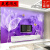 简単に部屋のテレビの背景の壁の壁壁の壁壁の壁の壁の壁の壁の壁画とテレビの壁の布の3 d立体のソファァの紫の花が壁纸のA项の环境保护を饰ります。