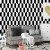 モノロ壁紙現代北欧スティル幾何学図形居間ベルドレンのテレビ背景の壁壁紙经典モノクロHB 007-03