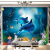 シームレスな3 D海洋壁紙ベビアールの壁紙海底世界子供部屋の背景の壁紙