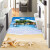 3 dベッドレンガのタイル砂浜と海の立体的に居間ベルのトイレの通路のタイを描いて砂を磨いて贴り付けます。69/平方