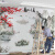 恵菲楽カステラ現代中国風水墨山水風景壁紙壁画居間テレビ背景の壁壁紙映画とテレビの壁壁壁壁壁壁紙