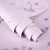 壁紙の壁紙粘着式厚いPVC壁紙を直接にベドモア寮の家具壁に貼り付けて新しくした10メトルを貼りました。2054浅いファンデの紫花を貼りました。