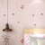 刺繡シムレスな壁掛け洋式シンプロでモダンの花が邪魔沢な壁掛けの全屋ベドムの居間児童浅いピンクのBL 08-03