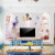 六紋魚3 d立体壁紙シムレスの中国式現代テレビ背景の壁壁紙とテレビビの壁壁壁壁壁壁に壁紙があります。