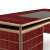 この図の厚い粘着式壁紙pvc木目スティッチのテールスの棚の古いドゥアの家具のリニアル貼り付け2091赤いスギの45 cm*10 m(1巻)