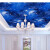 外宇宙惑星の星の壁纸の天井には、壁纸の子给部屋の青い壁纸が贴られています。