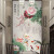 ブラジルギール（LANYO）新中国式3 D立体壁挂け回廊玄関の入门背景の壁壁壁壁壁壁纸、富貴な花が咲く壁紙牡丹の壁画水晶凹凸-8 D壁画