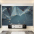 宝閣麗視テレビ背景の壁壁紙8 d立体現代簡約居間壁画の軽さで豪華な幾何学の線の青い映画とテレビの壁紙はシムレスの壁画をカステラします。